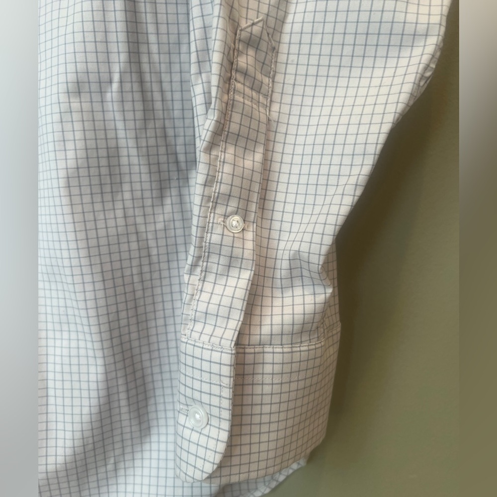 J.Crew Ludlow cotton dress shirt in gray tiny tile Men’s 15/33 Classic fit - Picture 5 of 7